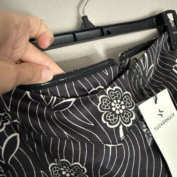 Tuckernuck Strapless Top  XXL 2XL Black Womens Posy Floral Marnie Blouse NWT - Picture 11 of 13